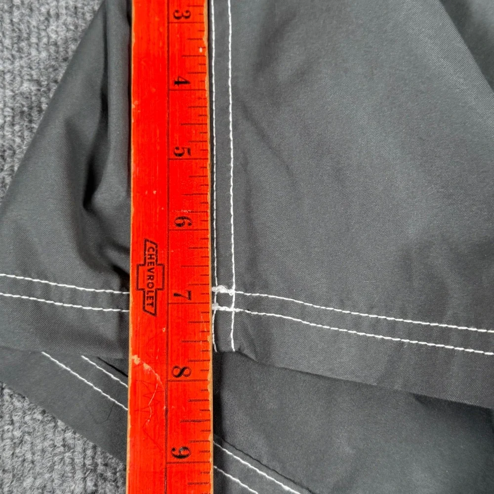 Men's Quick Dry 4X Charcoal Gray Cargo Swim Trunks Board Shorts UPF 50+ Surf